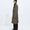 Silk and Nylon Trench Coat