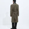 Silk and Nylon Trench Coat