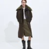 Silk and Nylon Trench Coat