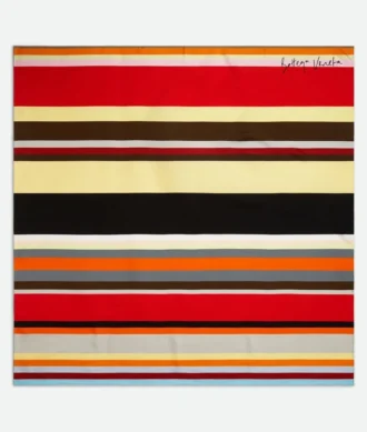 Silk Twill Striped Foulard