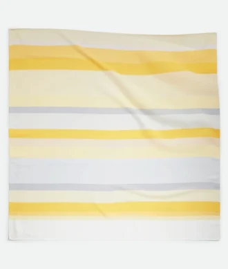 Silk Twill Striped Foulard