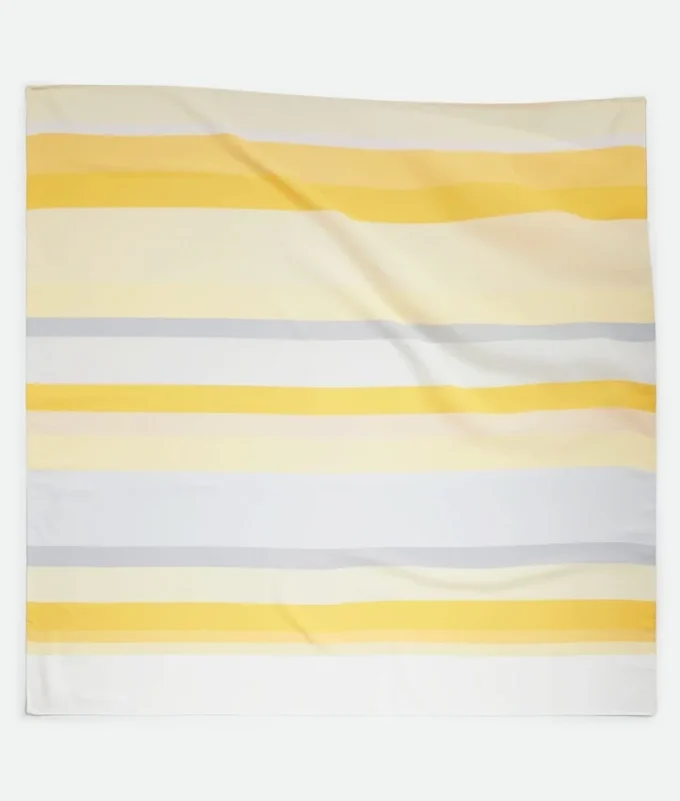 Silk Twill Striped Foulard
