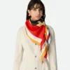 Silk Twill Striped Foulard