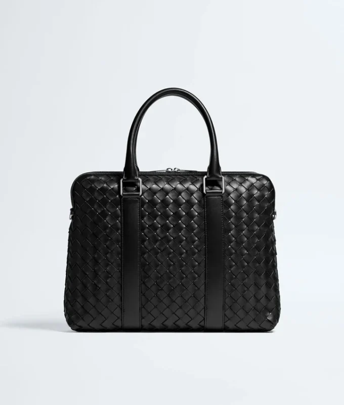 Slim Intrecciato Briefcase