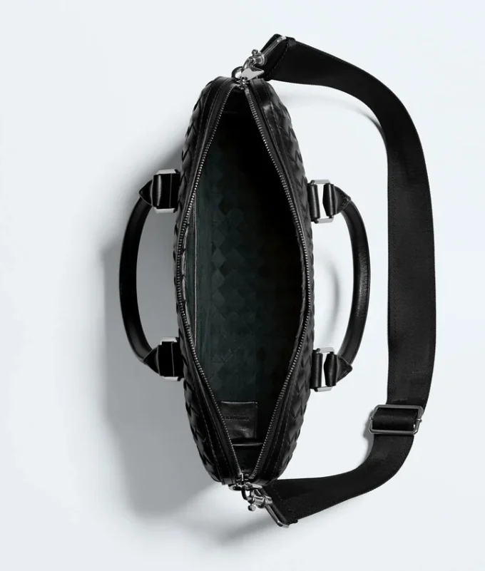 Slim Intrecciato Briefcase