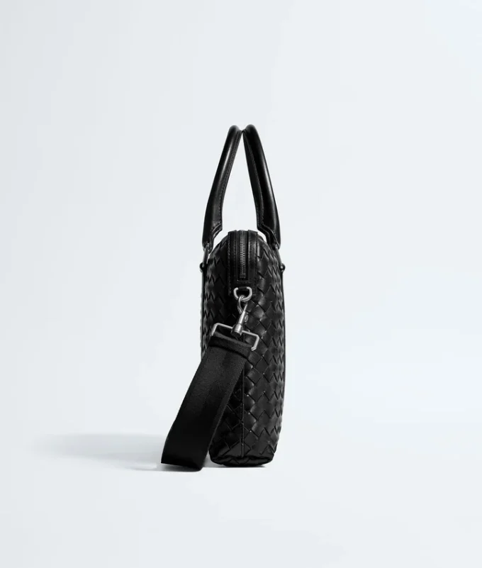 Slim Intrecciato Briefcase