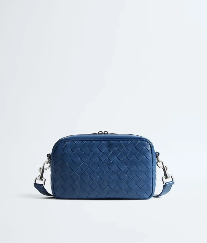 Small Intrecciato Camera Bag