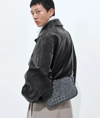 Small Intrecciato Camera Bag