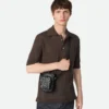 Small Intrecciato Camera Bag with Pocket