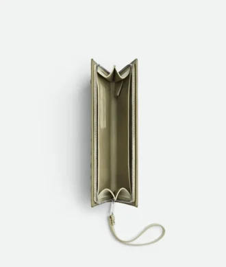 Small Intrecciato Document Case with Wristlet