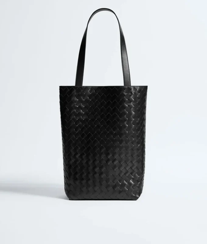 Small Intrecciato North-South Tote