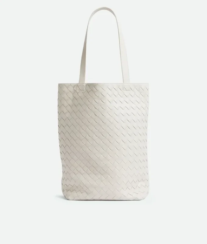 Small Intrecciato North-South Tote