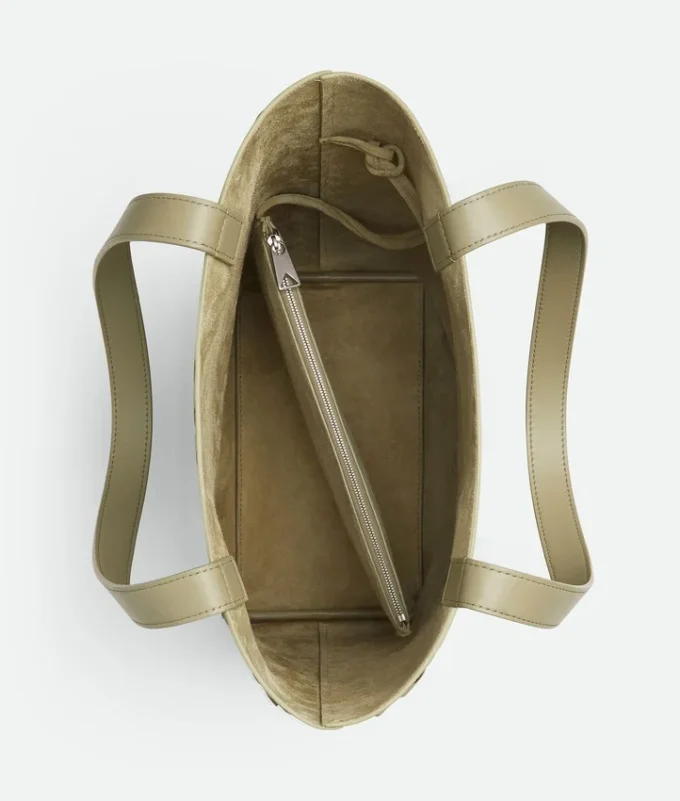 Small Intrecciato North-South Tote