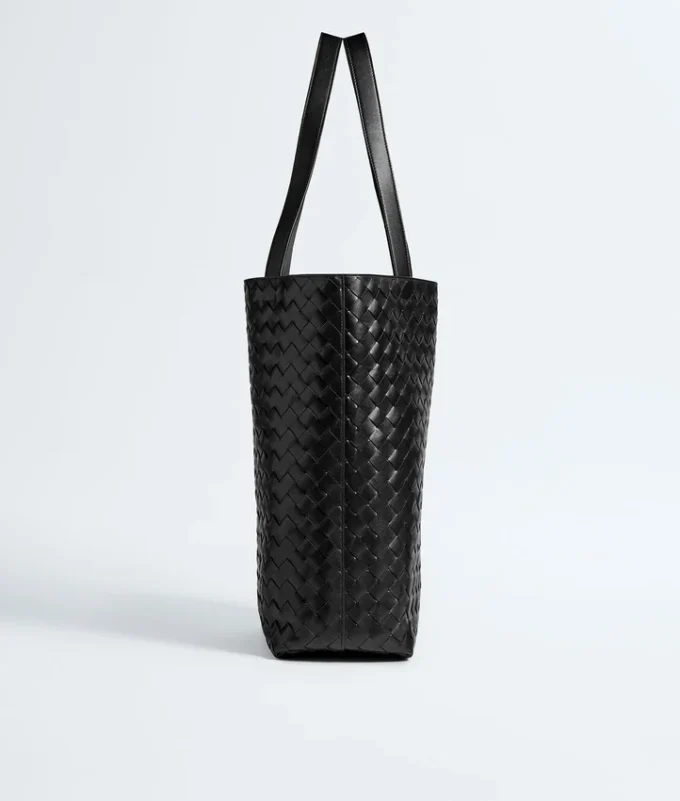 Small Intrecciato North-South Tote