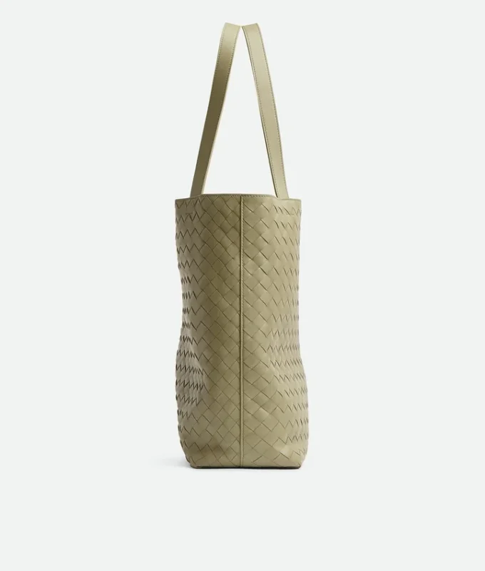 Small Intrecciato North-South Tote