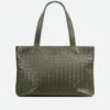 Small Intrecciato Zipped Tote