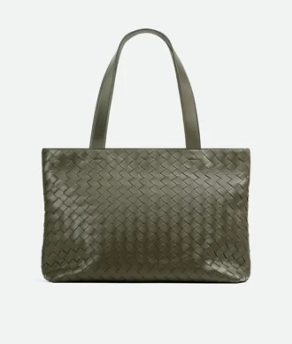 Small Intrecciato Zipped Tote