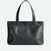 Small Intrecciato Zipped Tote