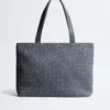 Small Intrecciato Zipped Tote