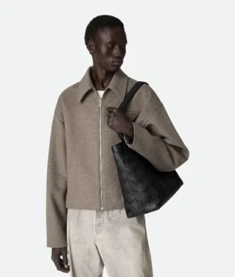 Small Intrecciato Zipped Tote