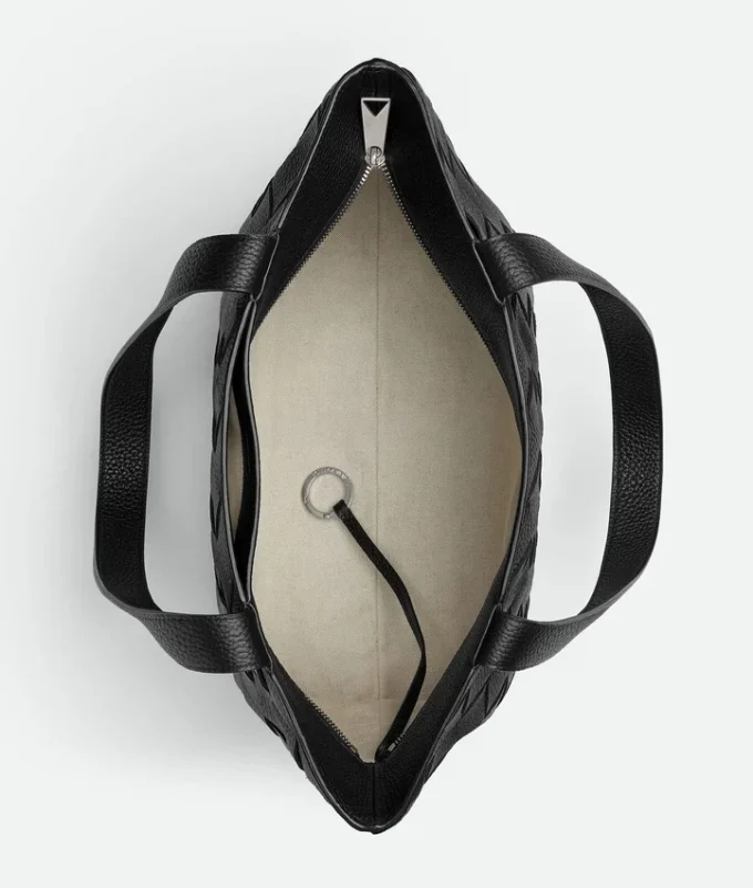 Small Intrecciato Zipped Tote