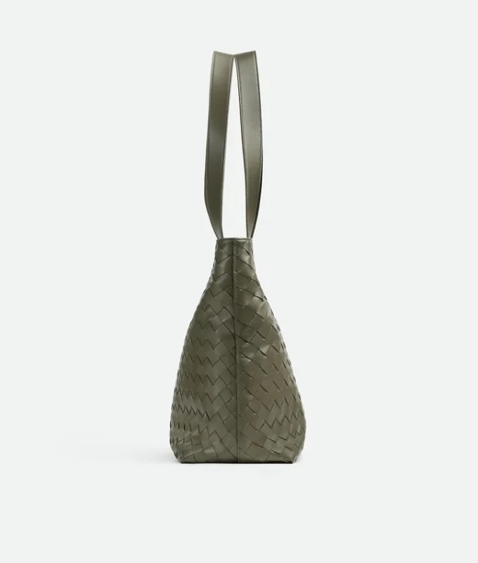 Small Intrecciato Zipped Tote