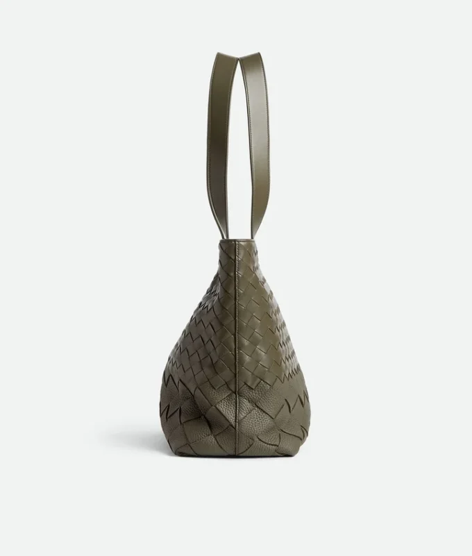Small Intrecciato Zipped Tote