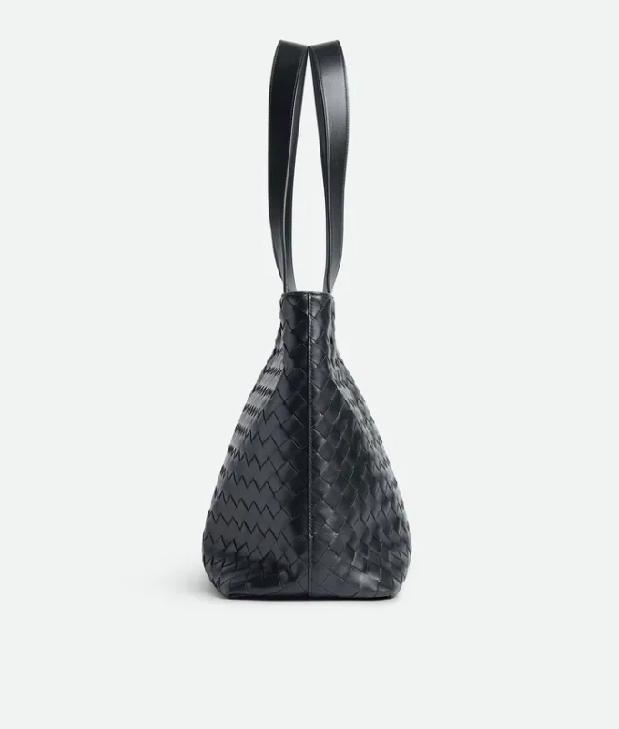 Small Intrecciato Zipped Tote