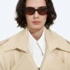 Snap Oval Sunglasses