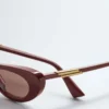 Snap Oval Sunglasses