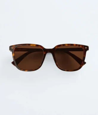 Soft Recycled Acetate Square Sunglasses