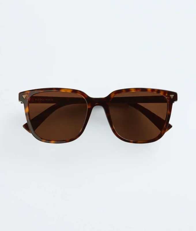Soft Recycled Acetate Square Sunglasses
