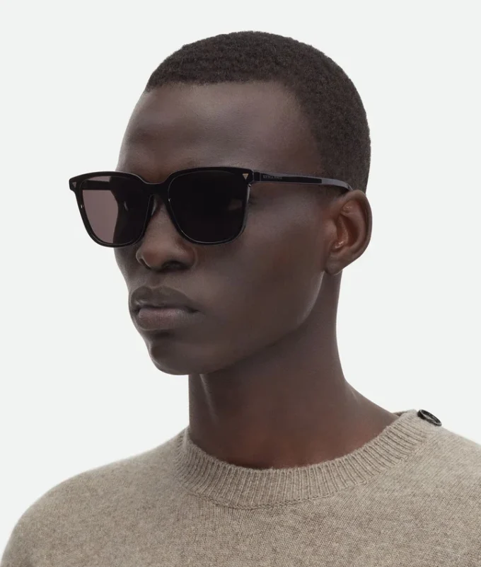 Soft Recycled Acetate Square Sunglasses