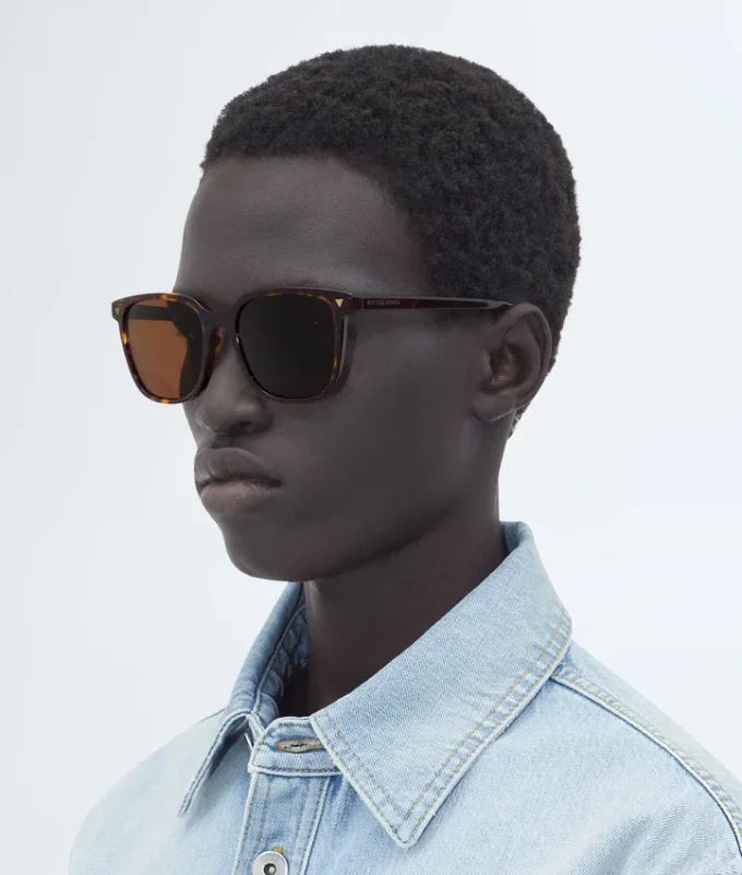 Soft Recycled Acetate Square Sunglasses