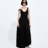 Stretch Cotton and Silk Dress