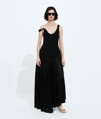 Stretch Cotton and Silk Dress