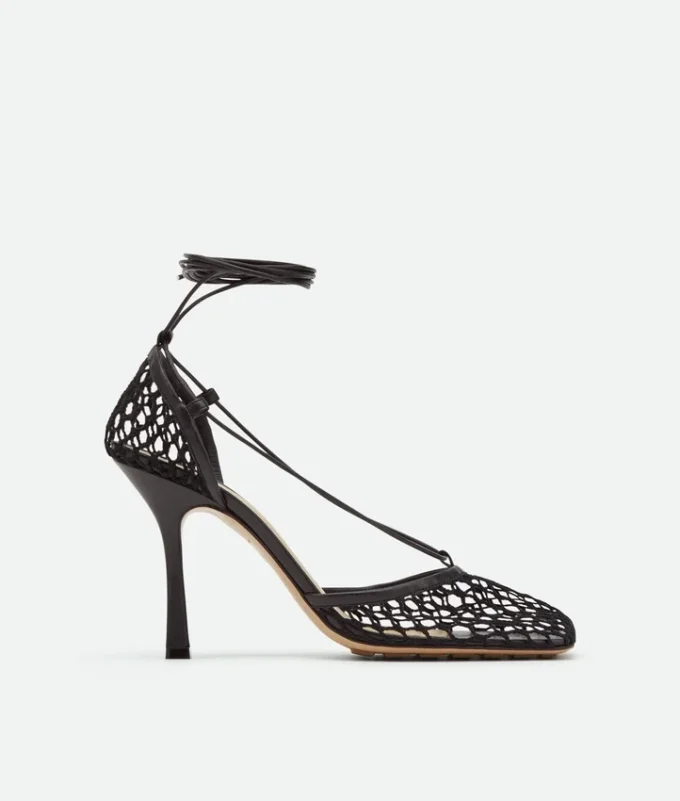 Stretch Lace-Up Sandal