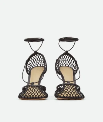 Stretch Lace-Up Sandal