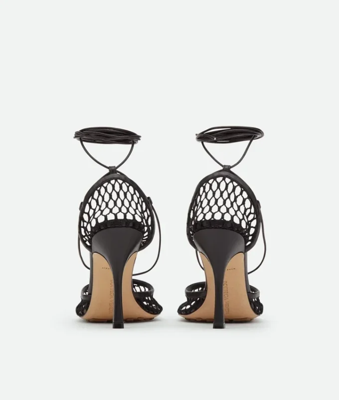 Stretch Lace-Up Sandal