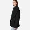 Stretch Wool Short Coat