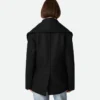 Stretch Wool Short Coat