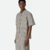 Stripe Cotton and Linen Shirt
