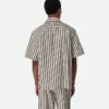 Stripe Cotton and Linen Shirt