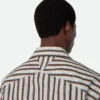 Stripe Cotton and Linen Shirt