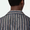 Stripe Cotton and Linen Shirt
