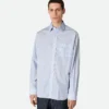 Stripe Cotton Poplin Shirt
