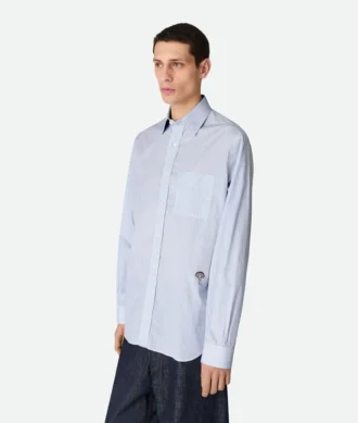 Stripe Cotton Poplin Shirt