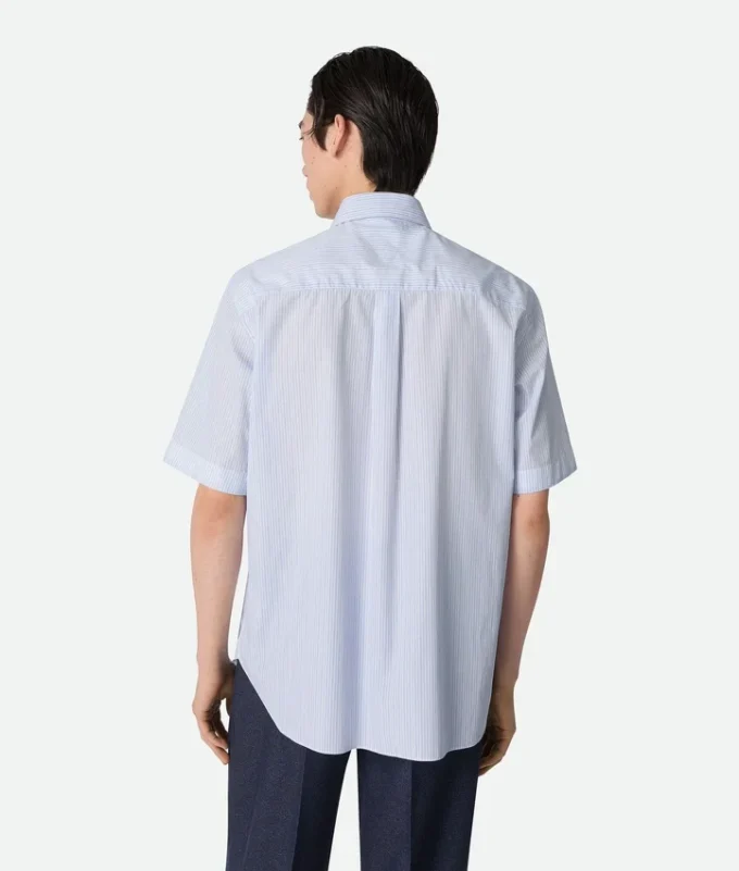 Stripe Cotton Poplin Shirt