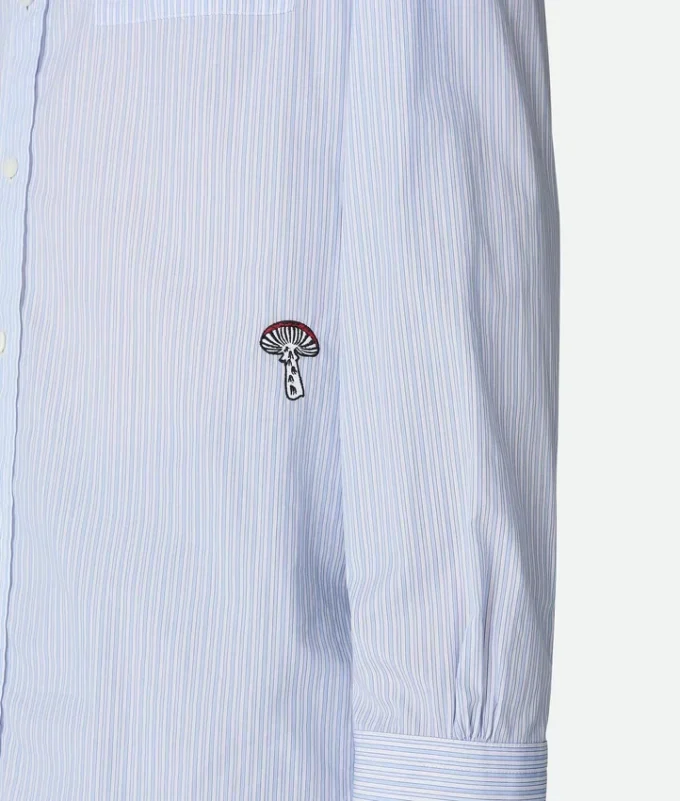 Stripe Cotton Poplin Shirt
