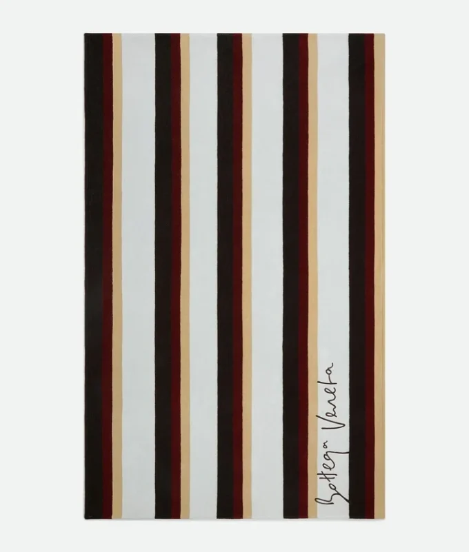 Stripe Jacquard Beach Towel